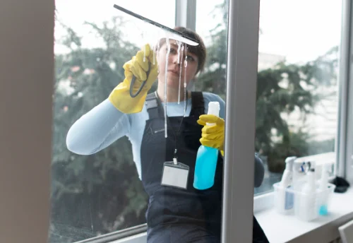 Nettoyage de vitres intérieures et extérieures à Troncens